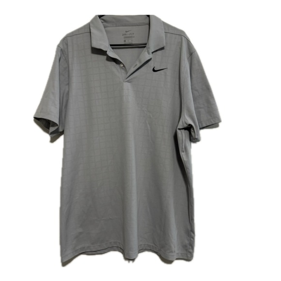 Nike Grey Grid Dri-Fit Golf Polo ⛳️ - Picture 2 of 9